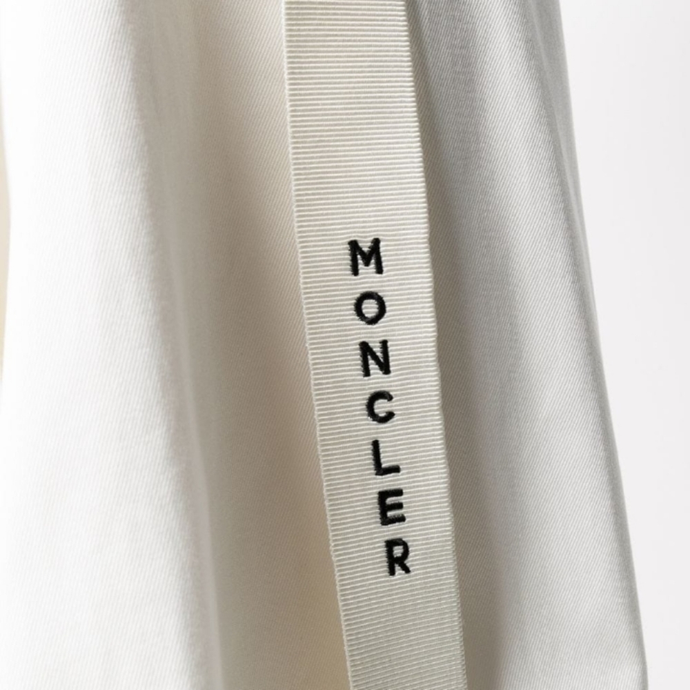 Moncler wrap cotton midi skirt  Sz 42 - Picture 5 of 12